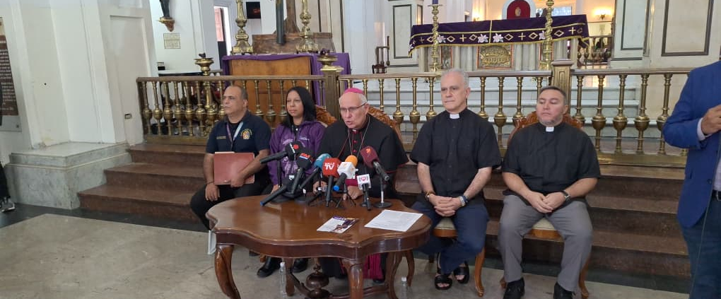 Rueda de prensa Arquidiócesis de Caracas por Semana Santa