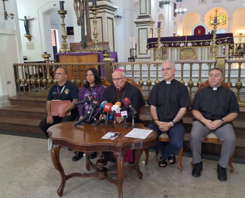Rueda de prensa Arquidiócesis de Caracas por Semana Santa